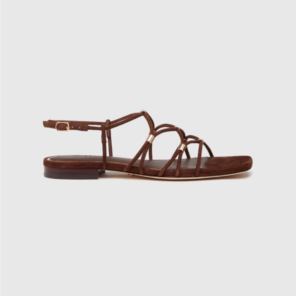 PAIGE - Aurora Sandal - Chocolate Suede